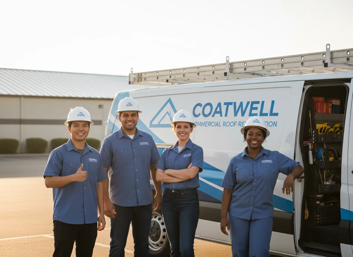 Commercial roof coating company in Hurt, VA